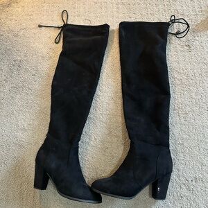 Black Over-the-Knee Women's Boots